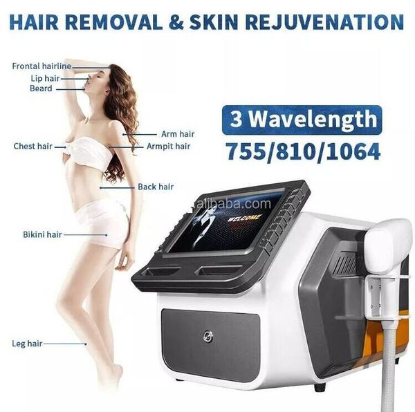 powerful diode laser hair removal machine triple wavelength 808nm laser skin rejuvenation epilator epilation 755nm 810nm 1064nm painless wit, Black
powerful diode laser hair removal machine triple wavelength 808nm laser skin rejuvenation epilator epilation 755nm 810nm 1064nm painless wit, Black