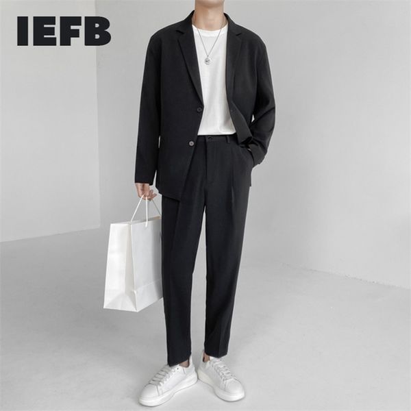 men's suits blazers iefb men's suit two pieces set simple light mature loose long sleeve suit coat suit pants green 9y8066 220909, White;black
men's suits blazers iefb men's suit two pieces set simple light mature loose long sleeve suit coat suit pants green 9y8066 220909, White;black