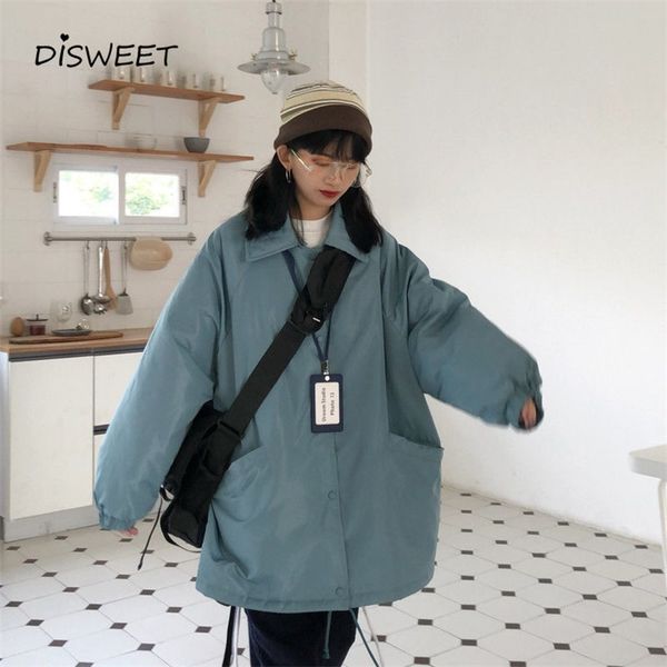 women's down parkas thicken solid parkas woman college style loose long-sleeved single-breasted parkas women winter warm slim women, Black
women's down parkas thicken solid parkas woman college style loose long-sleeved single-breasted parkas women winter warm slim women, Black