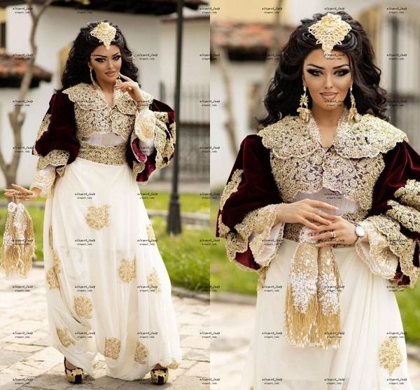 traditional albanian prom dresses dimija caftan luxury gold lace pearls burgundy long sleeve velvet jacket evening gown, Black
traditional albanian prom dresses dimija caftan luxury gold lace pearls burgundy long sleeve velvet jacket evening gown, Black