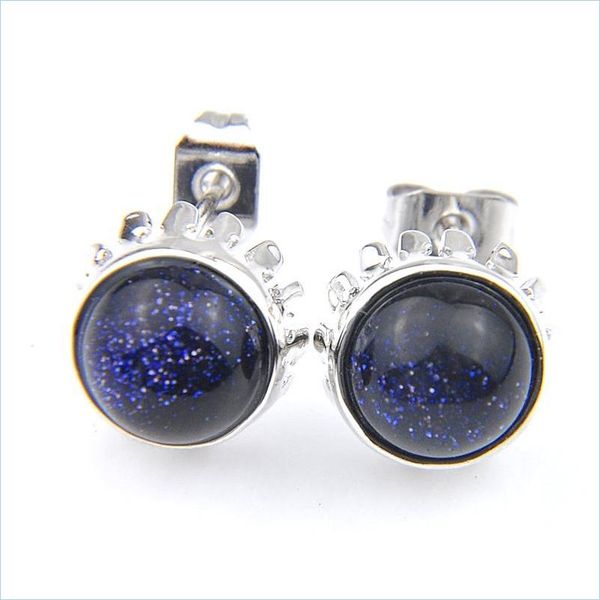 stud charming jewelry round blue sandstone small stud earrings sier for women fashion e0428 drop delivery 2021 sexyhanz dhnsf, Golden;silver
stud charming jewelry round blue sandstone small stud earrings sier for women fashion e0428 drop delivery 2021 sexyhanz dhnsf, Golden;silver