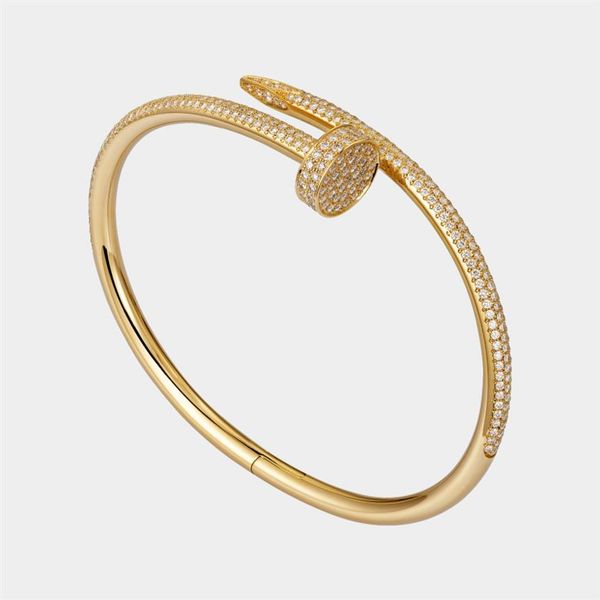 nail bracelet designer bracelets star diamond bangle fashion luxury jewelry for women titanium steel alloy gold-plated craft never2399, Black
nail bracelet designer bracelets star diamond bangle fashion luxury jewelry for women titanium steel alloy gold-plated craft never2399, Black