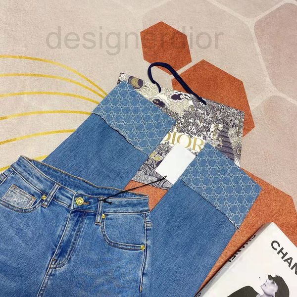 women's jeans designer european fashion women's new spring 2022 high waist thin embroidered straight leg nine legged pants 9bjk, Blue
women's jeans designer european fashion women's new spring 2022 high waist thin embroidered straight leg nine legged pants 9bjk, Blue