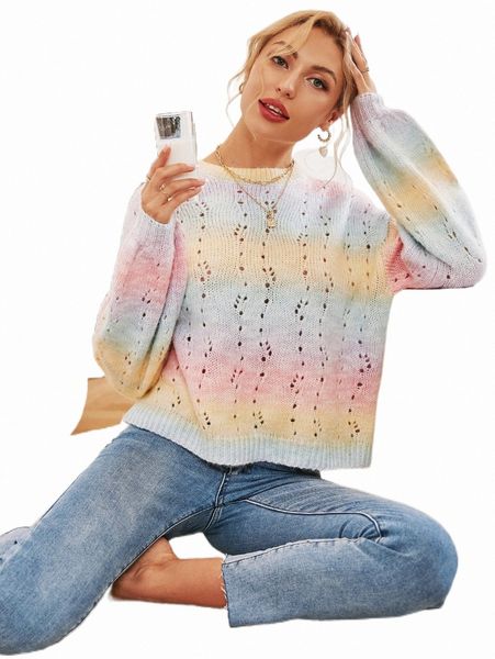 women's sweaters simplee ombre drop shoulder pointelle knit sweater c0pi#, White;black
women's sweaters simplee ombre drop shoulder pointelle knit sweater c0pi#, White;black