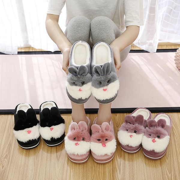 slippers women indoor cotton ladies winter non slip rabbit student girl cartoon home shoes warm 220908, Black
slippers women indoor cotton ladies winter non slip rabbit student girl cartoon home shoes warm 220908, Black