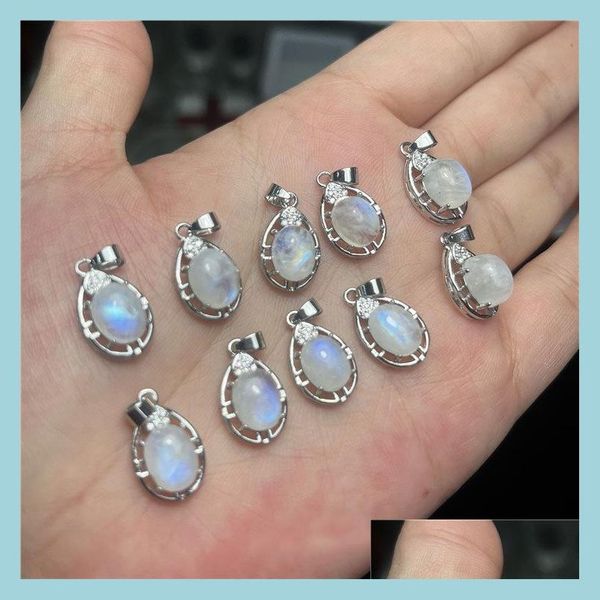 pendant necklaces moonstone pendants natural gemstone crystal blue light healing stone sier pendant bk wholesale drop delivery 2021 j dhh6o, Silver
pendant necklaces moonstone pendants natural gemstone crystal blue light healing stone sier pendant bk wholesale drop delivery 2021 j dhh6o, Silver