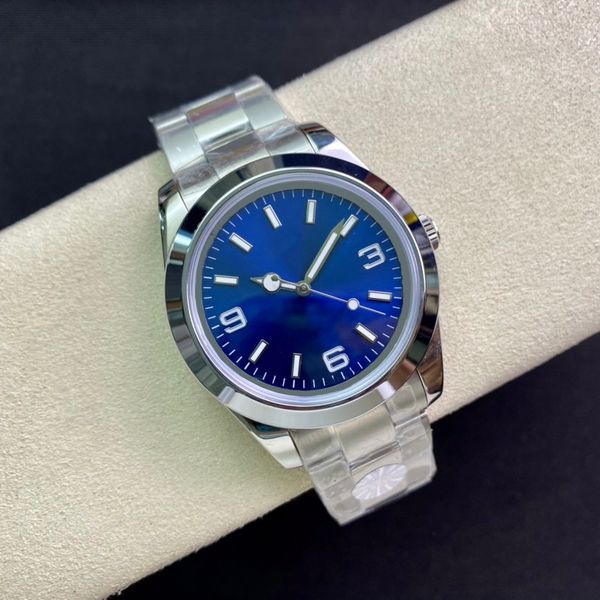 classic men's watch blue dial 41mm scratch resistant sapphire glass mirror 904l stainless steel original buckle montre de luxe automati, Slivery;brown
classic men's watch blue dial 41mm scratch resistant sapphire glass mirror 904l stainless steel original buckle montre de luxe automati, Slivery;brown