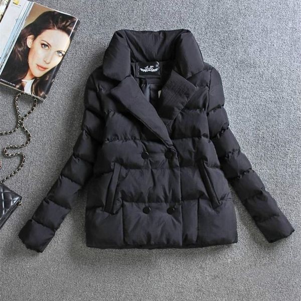 women's down parkas winter women jacket coat cotton clothing short slim ladies warm parka black sutdent clothes 220909
women's down parkas winter women jacket coat cotton clothing short slim ladies warm parka black sutdent clothes 220909