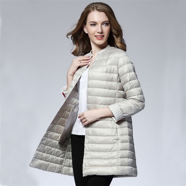 women's down parkas woman spring padded warm coat ultra light duck down jacket long female overcoat slim solid jackets winter coat port, Black
women's down parkas woman spring padded warm coat ultra light duck down jacket long female overcoat slim solid jackets winter coat port, Black