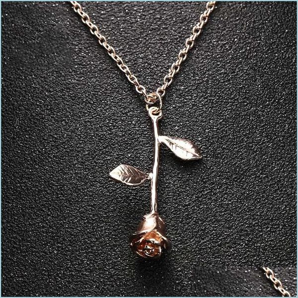 pendant necklaces delicate rose flower pendant necklace charm gold sier plated beauty jewelry valentine gifts drop delivery 2021 neck dhjwo, Silver
pendant necklaces delicate rose flower pendant necklace charm gold sier plated beauty jewelry valentine gifts drop delivery 2021 neck dhjwo, Silver