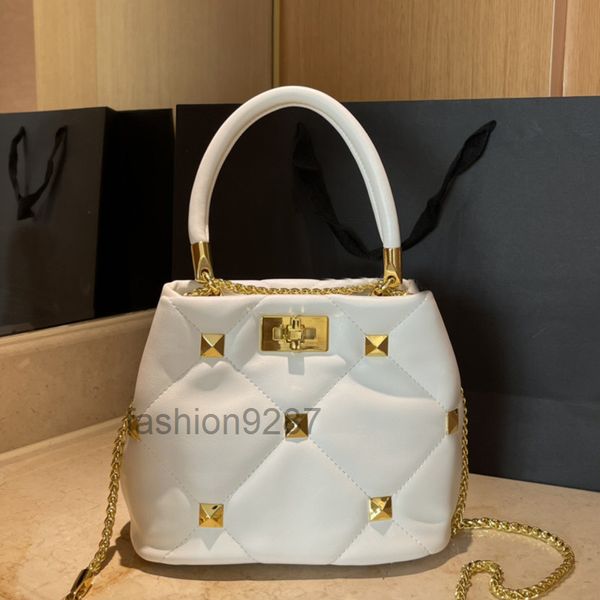 designer bags chain gold bucket bag sheep skin leather bucket handbag rivet crossbody bags laides check shoulder back pack
designer bags chain gold bucket bag sheep skin leather bucket handbag rivet crossbody bags laides check shoulder back pack