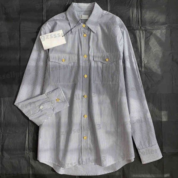 for womens blouses fashion high end blouse shirts temperament stripe classic brand stitching design shirt luxury designer women clothing 09, White
for womens blouses fashion high end blouse shirts temperament stripe classic brand stitching design shirt luxury designer women clothing 09, White