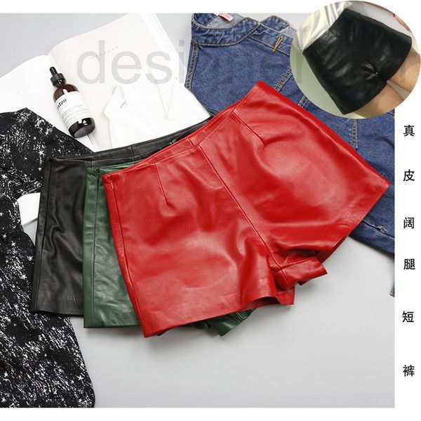 women's jumpsuits & rompers designer haining sheep skin leather pants women's shorts high waist a-shaped thin loose wide leg versa, Black;white
women's jumpsuits & rompers designer haining sheep skin leather pants women's shorts high waist a-shaped thin loose wide leg versa, Black;white