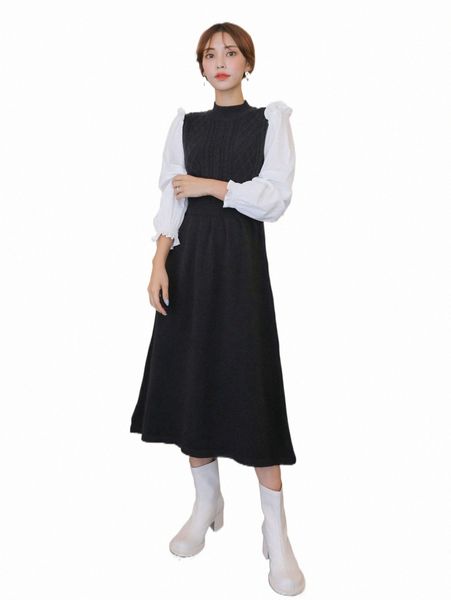 women's sweaters dazy mock neck frill trim 2 in 1 sweater dress a92n#, White;black
women's sweaters dazy mock neck frill trim 2 in 1 sweater dress a92n#, White;black