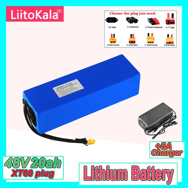 liitokala 48v 20ah 21700 5000mah 13s4p ebike battery pack 20a bms lithium batteries for bike electric scooter
liitokala 48v 20ah 21700 5000mah 13s4p ebike battery pack 20a bms lithium batteries for bike electric scooter
