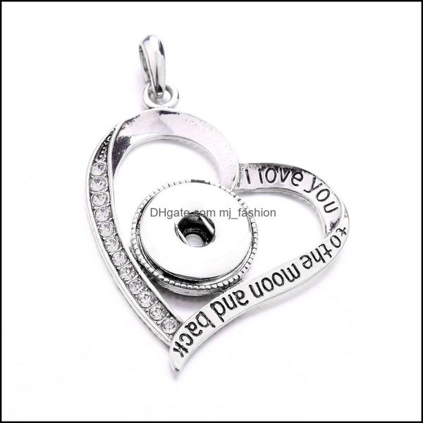 charms snap button charms jewelry rhinestone zircon love heart pendant fit 18mm snaps buttons necklace for women men noosa d073 drop dhins, Bronze;silver
charms snap button charms jewelry rhinestone zircon love heart pendant fit 18mm snaps buttons necklace for women men noosa d073 drop dhins, Bronze;silver