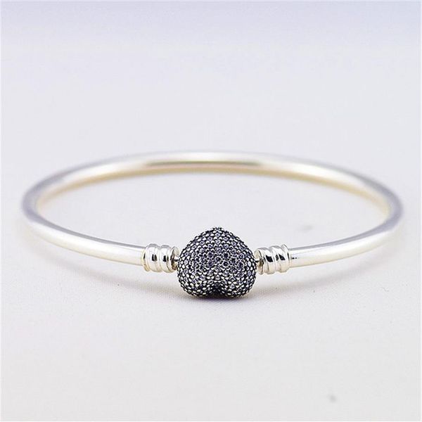 bangles jewelry 925 sterling silver bangle with heart-shaped clasp and clear cz bracelets bangles for women fashion fine jewelry w303r, White
bangles jewelry 925 sterling silver bangle with heart-shaped clasp and clear cz bracelets bangles for women fashion fine jewelry w303r, White