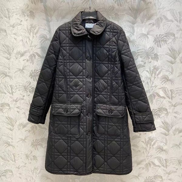 designer women's outerwear & coats down 2022 autumn and winter rhombus plaid lapel long windbreaker coat fashionable women embroidery b, Black
designer women's outerwear & coats down 2022 autumn and winter rhombus plaid lapel long windbreaker coat fashionable women embroidery b, Black