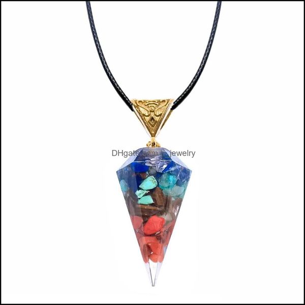 pendant necklaces retro resin reiki healing colorf chips stone cone pendant chakra orgone energy pendants pendum amet orgonite crysta dhliv, Silver
pendant necklaces retro resin reiki healing colorf chips stone cone pendant chakra orgone energy pendants pendum amet orgonite crysta dhliv, Silver