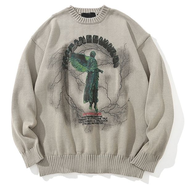 men s sweaters men hip hop knitted jumper angel lightning printed streetwear harajuku maiden autumn oversize hipster casual pullovers 220908, White;black
men s sweaters men hip hop knitted jumper angel lightning printed streetwear harajuku maiden autumn oversize hipster casual pullovers 220908, White;black