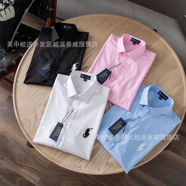 2022ss summer new designer polo shirt men's business casual long sleeved shirt, White;black
2022ss summer new designer polo shirt men's business casual long sleeved shirt, White;black