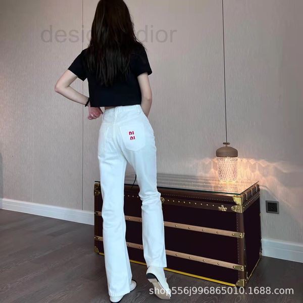 women's jeans designer 2022 spring one to three standard home straight tube nanyou denim pants, Blue
women's jeans designer 2022 spring one to three standard home straight tube nanyou denim pants, Blue