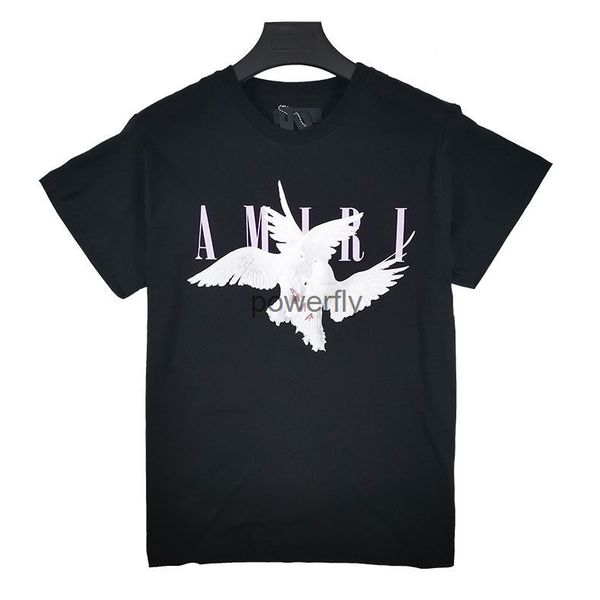 men's t-shirts amirs peace dove letter printed european and american designer fashion brand men and women lovers round neck short sleev, White;black
men's t-shirts amirs peace dove letter printed european and american designer fashion brand men and women lovers round neck short sleev, White;black