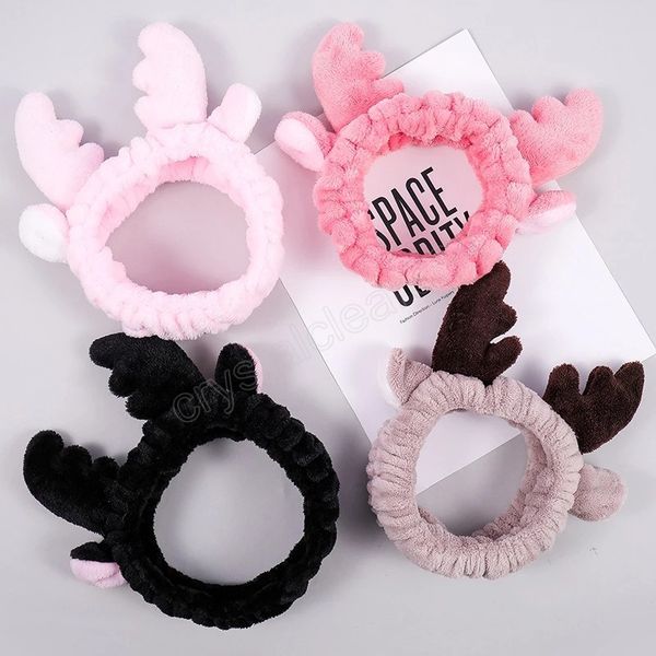 christmas antler plush headbands elastic head band women make up wash headband flannel hairband yoga turban hair hoop bandanas, Slivery;white
christmas antler plush headbands elastic head band women make up wash headband flannel hairband yoga turban hair hoop bandanas, Slivery;white
