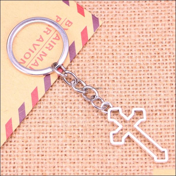 key rings 20pcs new fashion keychain 38x22 mm hollow cross pendants diy men jewelry car key chain ring holder souvenir for gift drop dhxop, Slivery;golden
key rings 20pcs new fashion keychain 38x22 mm hollow cross pendants diy men jewelry car key chain ring holder souvenir for gift drop dhxop, Slivery;golden
