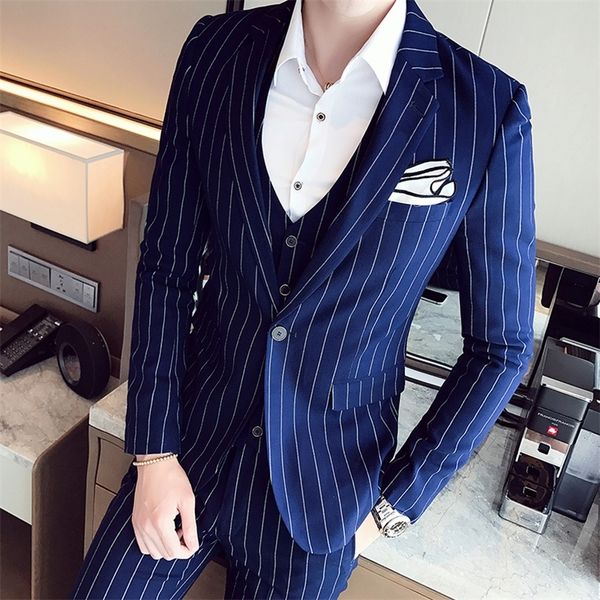 men's suits blazers latest stripe mens suit costume wedding suits for men slim fit groom suits wedding prom tuxedos blazerpants vest 3p, White;black
men's suits blazers latest stripe mens suit costume wedding suits for men slim fit groom suits wedding prom tuxedos blazerpants vest 3p, White;black