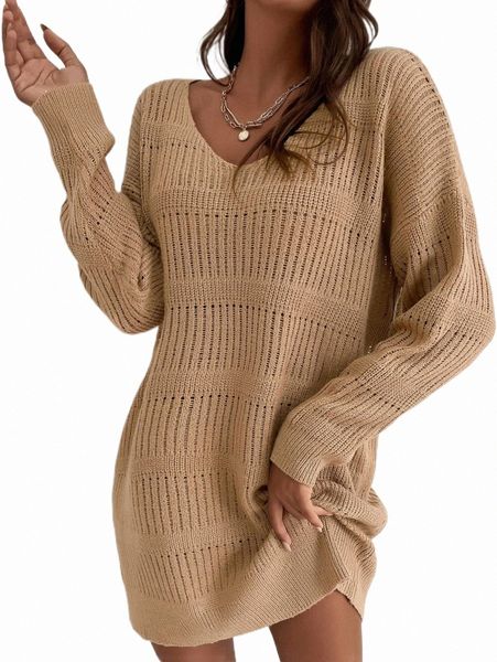 women's sweaters solid drop shoulder open knit sweater dress without belt r30e#, White;black
women's sweaters solid drop shoulder open knit sweater dress without belt r30e#, White;black
