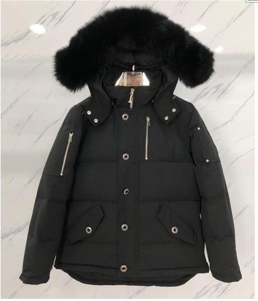 men's down jacket gold zipper winterjackets outdoor leisure moosecoats windproof overcoat waterproof and snow proof thick colla real wo, Black
men's down jacket gold zipper winterjackets outdoor leisure moosecoats windproof overcoat waterproof and snow proof thick colla real wo, Black