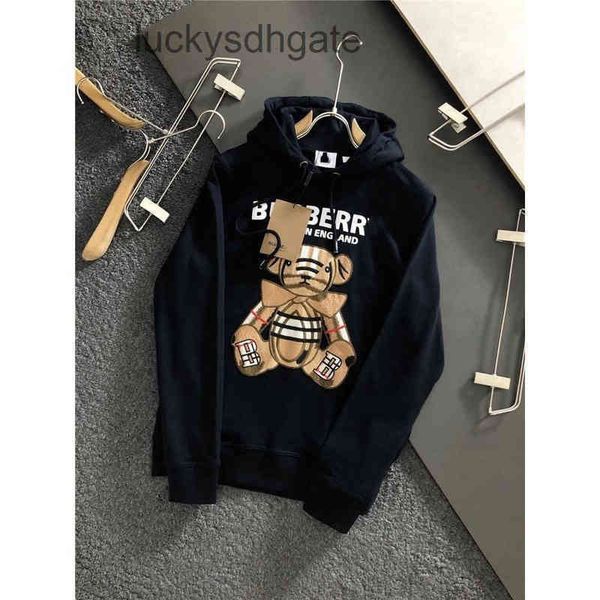 hoodies burbs brand designer b br and coats sjins fashion early autumn style plush bear letter printing couple hooded sweater casual versati, Black 
hoodies burbs brand designer b br and coats sjins fashion early autumn style plush bear letter printing couple hooded sweater casual versati, Black
