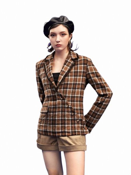 women's down & parkas x clemence deneuche tartan raw trim asymmetrical button front overcoat 19vs#, Black
women's down & parkas x clemence deneuche tartan raw trim asymmetrical button front overcoat 19vs#, Black