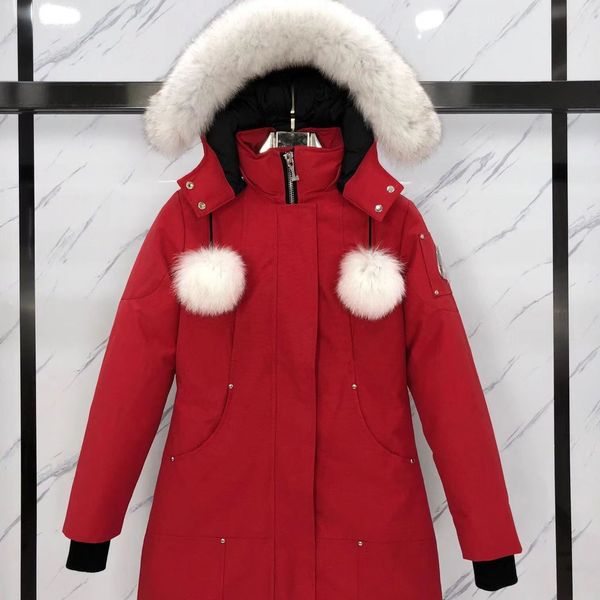 canadian women's casual down jacket down jacket moose outdoor warm fur coat knuckles doudoune women's winter coat 69wp, Black;white
canadian women's casual down jacket down jacket moose outdoor warm fur coat knuckles doudoune women's winter coat 69wp, Black;white