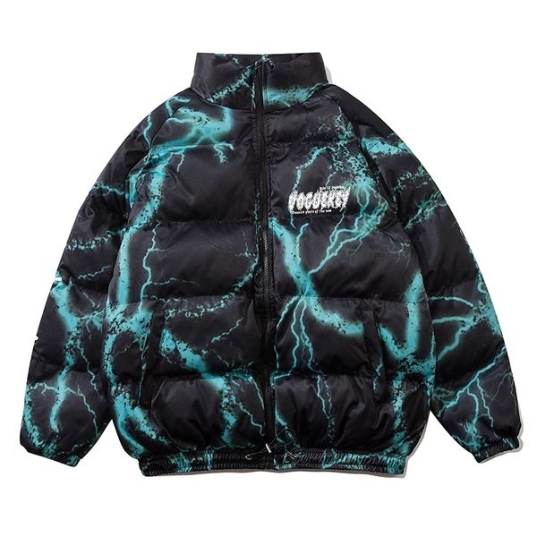 men's down parkas hip hop down jacket men's lightning thick cotton parka winter thickened warm coat high street retro oversized pa, Black
men's down parkas hip hop down jacket men's lightning thick cotton parka winter thickened warm coat high street retro oversized pa, Black
