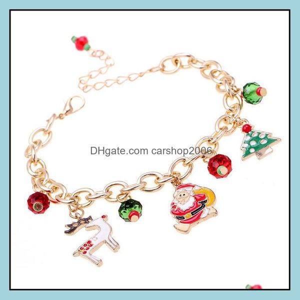 link chain handmade jewelry wholesale santa claus bracelet alloy drip oil christmas tree elk gift drop delivery 2021 bracelets carsho dhnxd, Black
link chain handmade jewelry wholesale santa claus bracelet alloy drip oil christmas tree elk gift drop delivery 2021 bracelets carsho dhnxd, Black