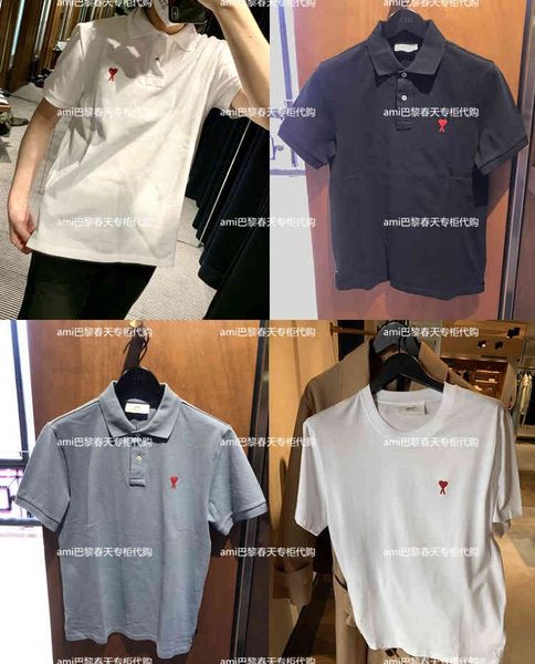 t shirts mens classic amies trendy oversize summer short sleeve heart embroidered casual cotton fashionable polo shirt, White
t shirts mens classic amies trendy oversize summer short sleeve heart embroidered casual cotton fashionable polo shirt, White