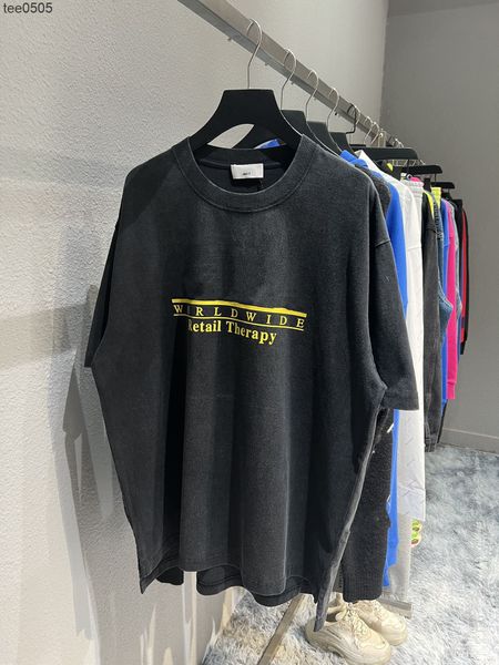 correct version paris therapy lettered pullover men's and women's round neck loose short sleeve t-shirt, White;black
correct version paris therapy lettered pullover men's and women's round neck loose short sleeve t-shirt, White;black