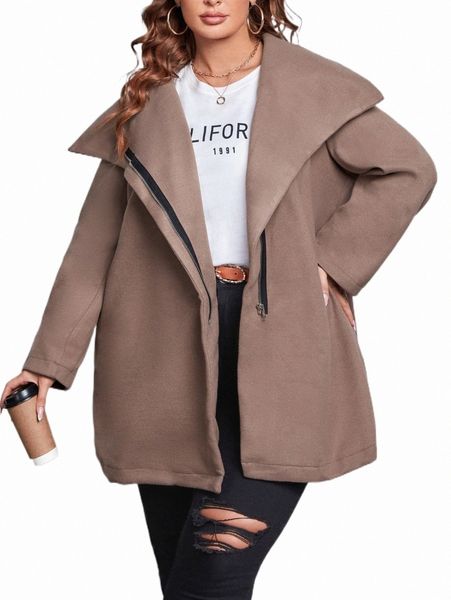 plus size outerwear & coats plus waterfall zip up overcoat z3tm#, Black
plus size outerwear & coats plus waterfall zip up overcoat z3tm#, Black