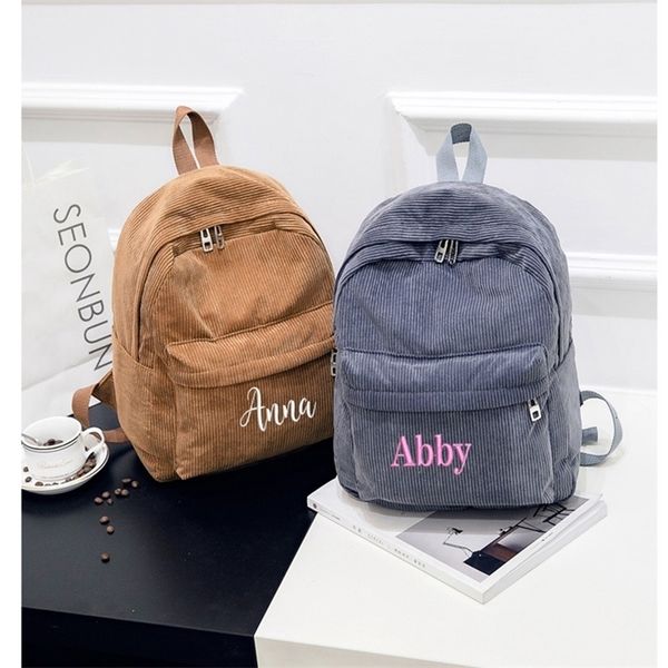 backpack personalized corduroy black navy khaki gary student embroidered custom large capacity schoolbag for and 220909
backpack personalized corduroy black navy khaki gary student embroidered custom large capacity schoolbag for and 220909