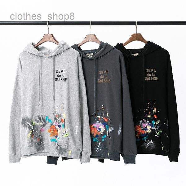 hoodies designer galleryss mens sweaters dept t shirts hand painted graffiti splashing old letters printed men's and women's casua, Black
hoodies designer galleryss mens sweaters dept t shirts hand painted graffiti splashing old letters printed men's and women's casua, Black