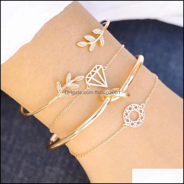 link chain simple leaf hollowed out geometric hand decoration exaggerated fashion diamond combination four piece bracelet drop deliv dhmhi, Black
link chain simple leaf hollowed out geometric hand decoration exaggerated fashion diamond combination four piece bracelet drop deliv dhmhi, Black