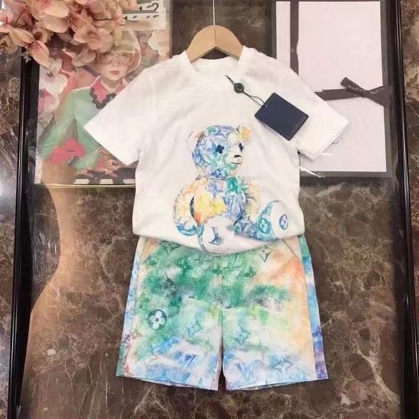 childrens set suit t-shirt boys girls sets kids short sleeve child designer clother sports with letter bear cotton white black 90-160253p
childrens set suit t-shirt boys girls sets kids short sleeve child designer clother sports with letter bear cotton white black 90-160253p