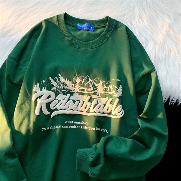 women s hoodies sweatshirts american retro men and women mountain sunset long sleeved capless round neck autumn ins trend loose sweater coup, Black
women s hoodies sweatshirts american retro men and women mountain sunset long sleeved capless round neck autumn ins trend loose sweater coup, Black