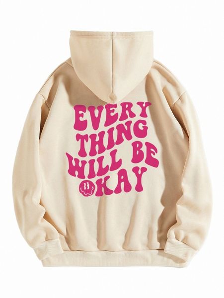 women's hoodies & sweatshirts slogan & cartoon face print drawstring thermal lined hoodie h7yx#, Black
women's hoodies & sweatshirts slogan & cartoon face print drawstring thermal lined hoodie h7yx#, Black