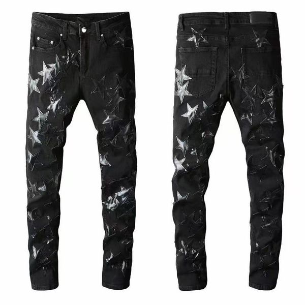 designer men jeans hip-hop amiri fashion zipper hole wash jeans pants retro torn fold stitching mens design motorcycle riding cool slim pant, Blue
designer men jeans hip-hop amiri fashion zipper hole wash jeans pants retro torn fold stitching mens design motorcycle riding cool slim pant, Blue