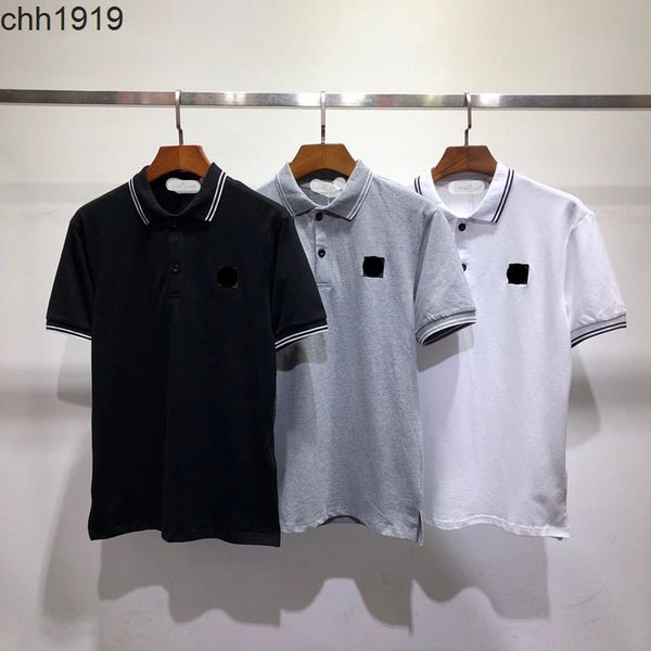 original bid inspection sitong stone circle solid color simple couple short sleeve island polo t-shirt, White;black
original bid inspection sitong stone circle solid color simple couple short sleeve island polo t-shirt, White;black