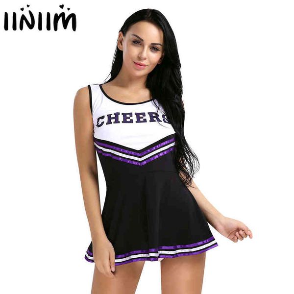 women's tracksuits womens cosplay party come cheerleader school uniform sleeveless round neck printed "cheers" letters fancy, Gray
women's tracksuits womens cosplay party come cheerleader school uniform sleeveless round neck printed "cheers" letters fancy, Gray