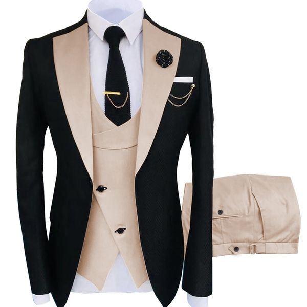 men's suits blazers suit men's 3 piece fit costume homme shawl lapel blazer tuxedo party wedding blazervestpants 220909, White;black
men's suits blazers suit men's 3 piece fit costume homme shawl lapel blazer tuxedo party wedding blazervestpants 220909, White;black